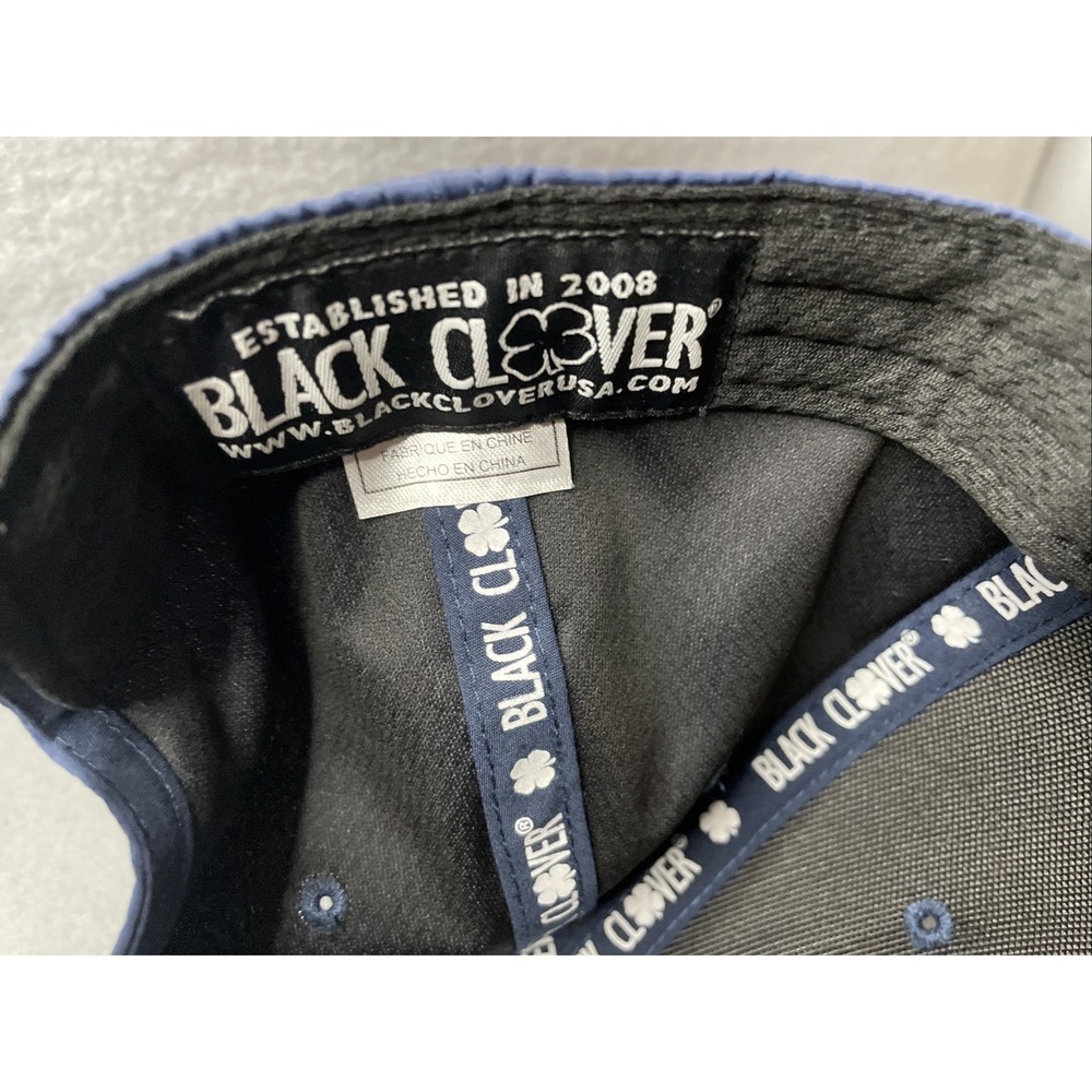 Black Clover Mens Premuim Clover Golf Hat,UV Resist ,Sweat Band Lining SnapBack - Picture 7 of 9